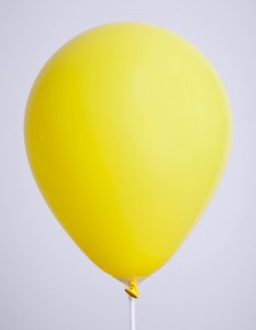 Ballons Opaque Jaune Foncé Déco 5